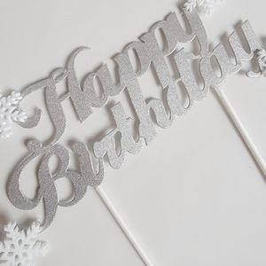 Winter onderland cake topper